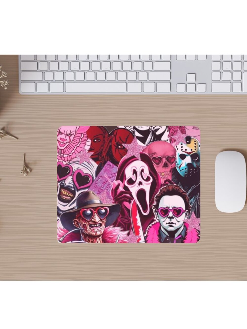 🩷👻 Pink Horror Mousepad
